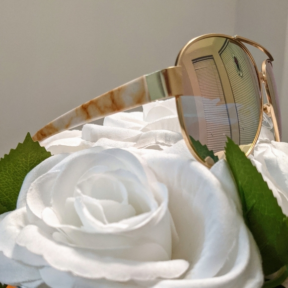 New Polarized Aviator Tortoise Shell Sunglasses - Picture 9 of 15